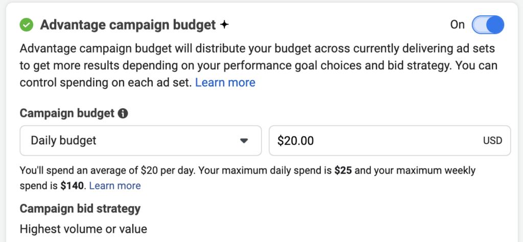 campaign budget optimization to optimize facebook ads